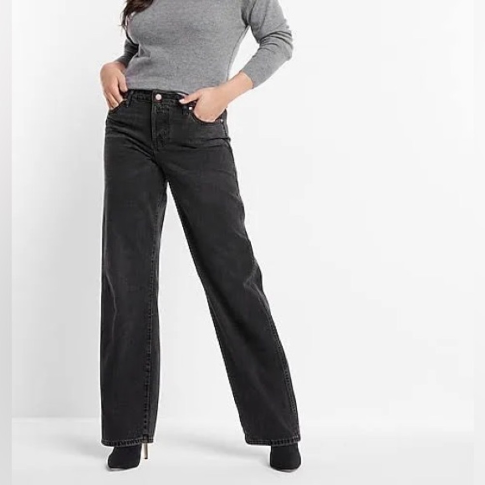 Express Low Rise Baggy Straight
